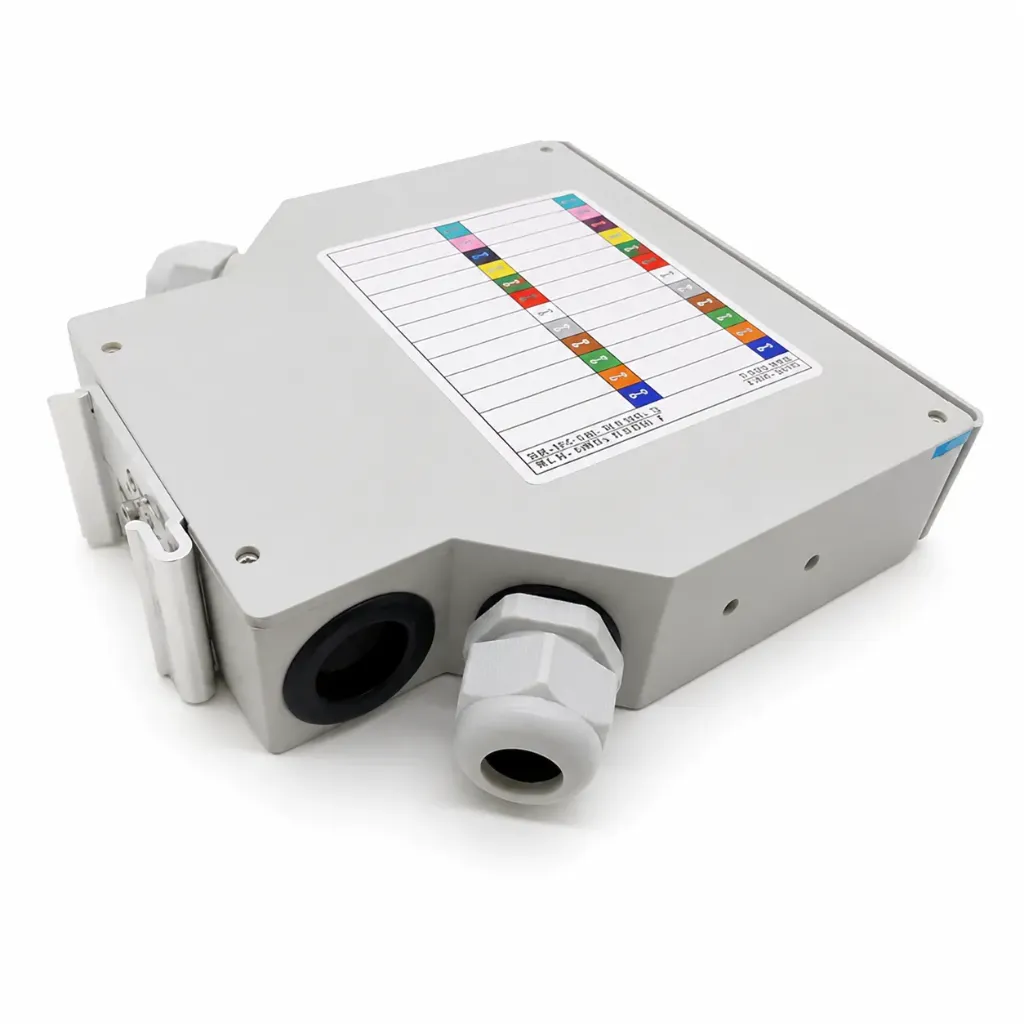 [CODIN12SCSCASS] Boitier optique RAIL DIN pour 12 SCSX/6 LCDX avec cassette 12 epissures