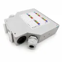 Boitier optique RAIL DIN pour 12 SCSX/6 LCDX avec cassette 12 epissures