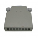 Boitier optique RAIL DIN pour 8 SCSX/8LCDX