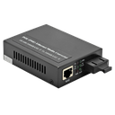 Convertisseur média 10/100/1000 Base Monomode Duplex SC 20 km POE 3af 15,4w