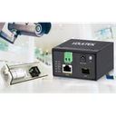 mini convertisseur industriel POE 30w 10/100/1000 vers sfp 12-57 volts dc