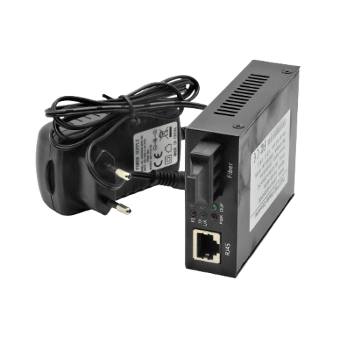 Convertisseur média Mono SC Duplex 20 km / Multi SC Duplex 2 km 10/100/1000
