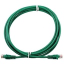 Cordon cuivre RJ 45 FTP Cat. 6 Gaine PVC 2 m vert 100% cuivre