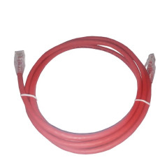[CRJ45XFTP6XR2M] Cordon cuivre RJ 45 FTP Cat. 6 Gaine PVC 2 m Rouge 100% cuivre
