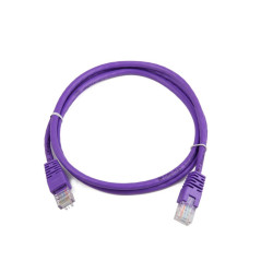 [CRJ45XFTP6XV2M] Cordon cuivre RJ 45 FTP Cat. 6 Gaine PVC 2 m Violet 100% cuivre