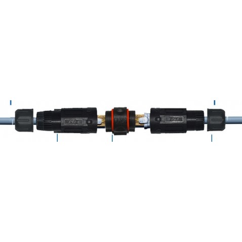 [CUJONRJ45IP68] Jonction RJ45 1Gb étanche IP 68