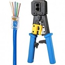 Pince à plug mâle RJ45 traversant
