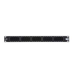 19" Panneau téléphonique 50xRJ45 Noir (3,6;4,5)