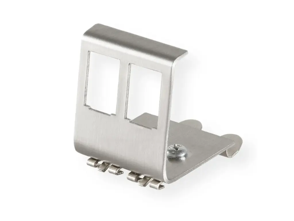 Support 2 RJ45 sur raill DIN