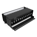 Cadre fixe modulaire HD MP4 3U 12 emplacements (y compris la gestion frontale) N