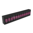 Plaquette d'adaptateurs MP2 12 LC DX Fuchsia (chargée) NEXCONEX