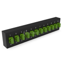 Plaquette d'adaptateurs MP2 12 SC SX Vert (chargée) NEXCONEX