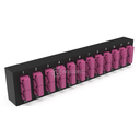 Plaquette d'adaptateurs MP2 12 SC DX Fuchsia (chargée) NEXCONEX