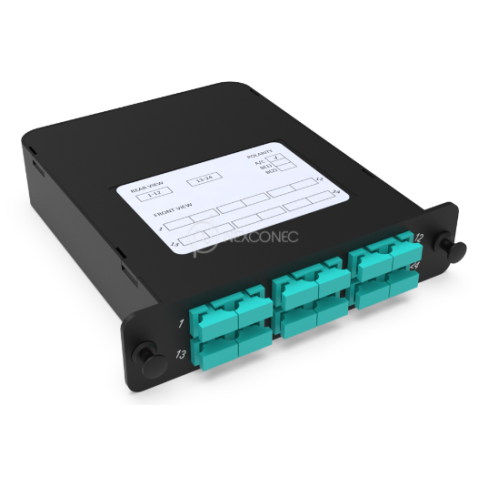 LGX Module MPO-SC Elite 12FO MM OM3/4 Aqua Pol A/C NEXCONEC