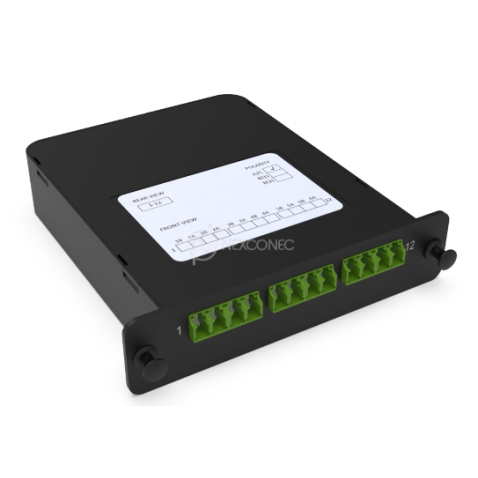 Module LGX MPO-LC/APC Elite 12FO SM Pol A/C avec volet NEXCONEC