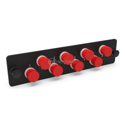 Plaque LGX 8x ports ST NEXCONEX