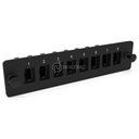 Plaque d'adaptation LGX Pass Thru chargée 8 ports MPO (clé haute/clé basse) NEXC