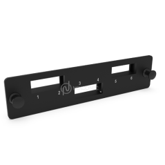 LGX Plaquette d’adaptateur 3 Positions SC DX/LC QD , non-chargé NEXCONEC