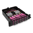 Module d'épissure LGX SC 12FO MM Aqua chargé 12x Pigtails SC/UPC OM4 600um color