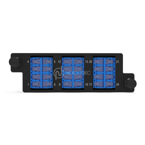 Module HD 100/40G-25/10G 24FO SM G657A1/A2 LC - 3xMPO(M) Elite Base-8, Pol B NEX