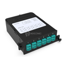 HD Module MPO-LC Elite 12FO Multimode OM3/4 Aqua Pol A/C Shuttered (1x MPO-12 ve