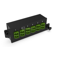 Plaquette HD d’adaptateurs LC 12FO Mono Vert NEXCONEC