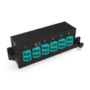 Plaquette HD d’adaptateurs LC 12FO Multi Aqua NEXCONEC