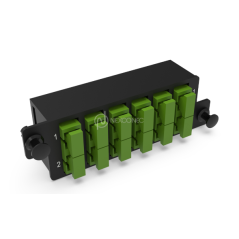 [NEXMP4PL08] Plaquette HD d’adaptateurs SC 12FO Mono Vert NEXCONEC