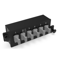 Plaquette HD d’adaptateurs 6 MPO (key up/key/down) NEXCONEC