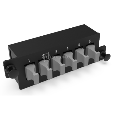 [NEXMP4PL20] Plaquette MP4 6x MPO Alignés NEXCONEX