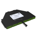 Module NGX MPO(ELITE)M-LC/APC Premium 24FO SM Polarité verte A/C - Avec volets N