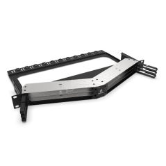 FIBER OPTIC Chassis NGX Anglé Modulaire Haute Densité 1U 6 Emplacements, Non Cha