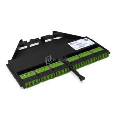 Module de raccordement à fibre optique NGX pour adaptateurs verts 24FO LC NEXCON