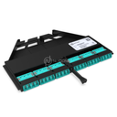 Module de raccordement FIBRE OPTIQUE NGX pour adaptateurs Aqua 24FO LC MM NEXCON