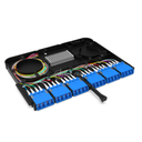 Module d'épissure FIBRE OPTIQUE NGX pour adaptateurs bleus 24FO LC SM OS2 Incl.