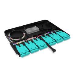 Module d'épissure NGX pour 12FO SC MM Aqua Incl. Nattes OM4 RBS NEXCONEC