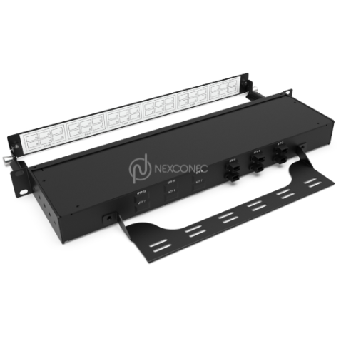 Panneau de dérivation MTP/MPO-LC Base-12 72FO OS2 NEXCONEC
