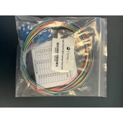 [PIGXSM12SCPC] pack de 12 pigtails 9/125 OS2 SC/upc easy strip gaine colorée fibre translucide