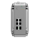 Switch industriel L2 avec 4 ports RJ45 PoE+ et 2 ports SFP, 120W