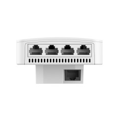 [REYRGRAP1200P] PLAQUE MURALE GIGABIT DOUBLE BANDE AC1300 AP,4 PORTS LAN AVANT, 1 PORT POE REYEE