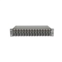 Chassis nu 19" 2 U 14 ports convertisseurs avec ventilation