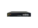 SWITCH INDUSTRIEL rackable 19'' 8 PORTS POE 10/100/1000 MANAGE L2 2 PORTS BT