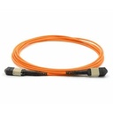 Jarretière optique 62,5/125 MTRJ/MTRJ (femelle) duplex Zipp, orange, 2 m
