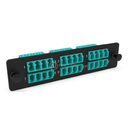 LGX Pass Thru Plaque d'adaptation LC 24FO MM Aqua NEXCONEC