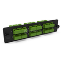 LGX Pass Thru Plaque d'adaptation SC 12FO SM Vert NEXCONEC