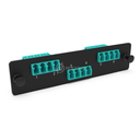 LGX Pass Thru Plaque d'adaptation LC 12FO MM Aqua NEXCONEC
