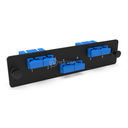 LGX Pass Thru Plaque d'adaptation SC 6FO SM Bleu NEXCONEC