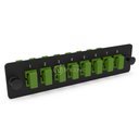 LGX Pass Thru Plaque d'adaptation SC 8FO SM Vert NEXCONEC