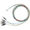 Pack 6 Pigtails couleurs OM3 Easystrip STPC 2M  900 µm