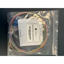 pack de 6 pigtails 9/125 Os2 SC/upc easy strip gaine colorée fibre translucide